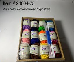 [159] Multi color woolen thread